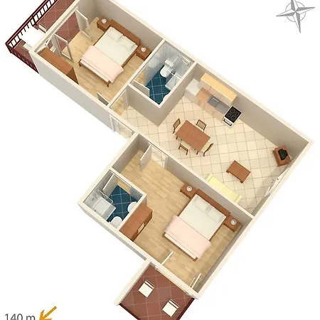 Apartamento 5130b Tisno